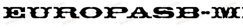 EuropaSB-medium regu字体转换